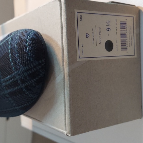 9.5 Rothy Loafers - Vintage Print - Navy Plaid - Picture 2 of 5